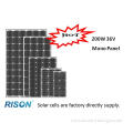 200W, High Effiency Monocrystalline Solar Panel & Solar Cell & Solar Module